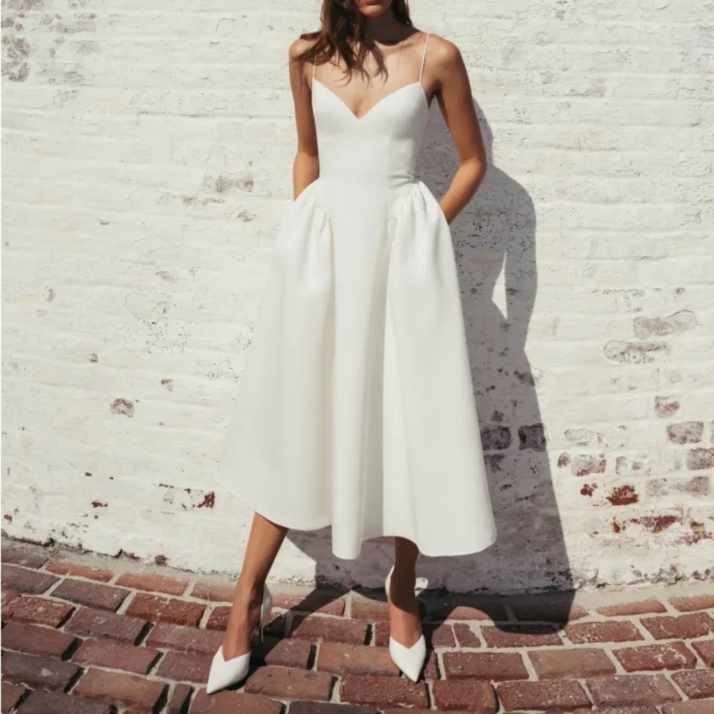 Brand New With Tags - Jenny Yoo Luella Dress in Ivory